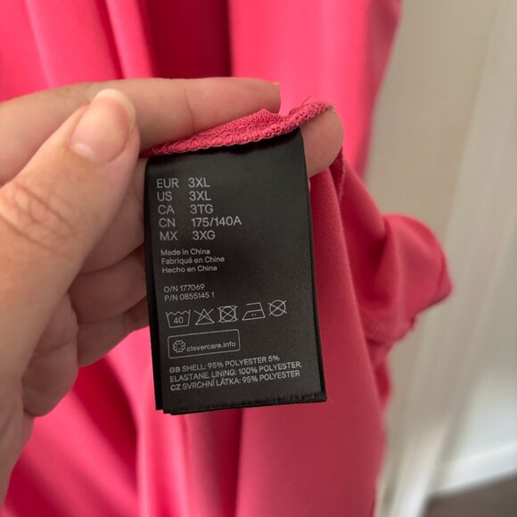 A-Line Midi Length Spaghetti Strap Dress with Waist Tie - Picture 4 of 4